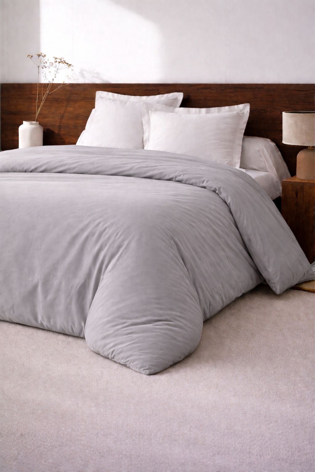 FUNDA DE PLUMÓN CLASSIC 180H GRIS VAPOR