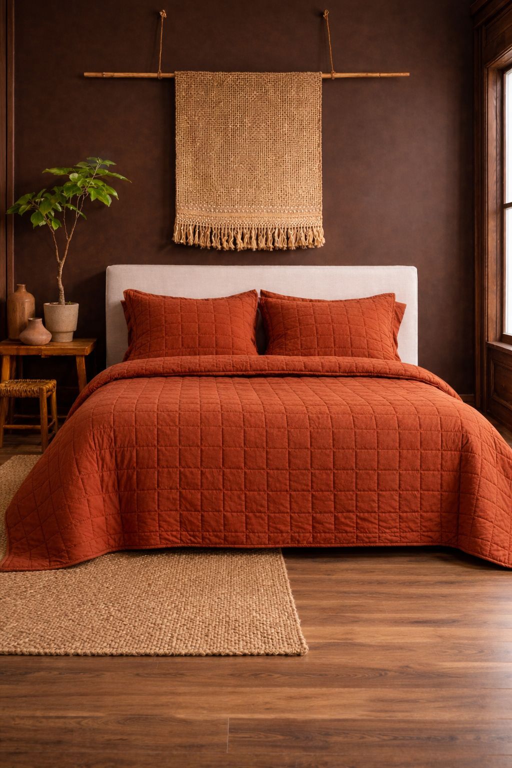 QUILT - CUBRECAMA DE VERANO RUST