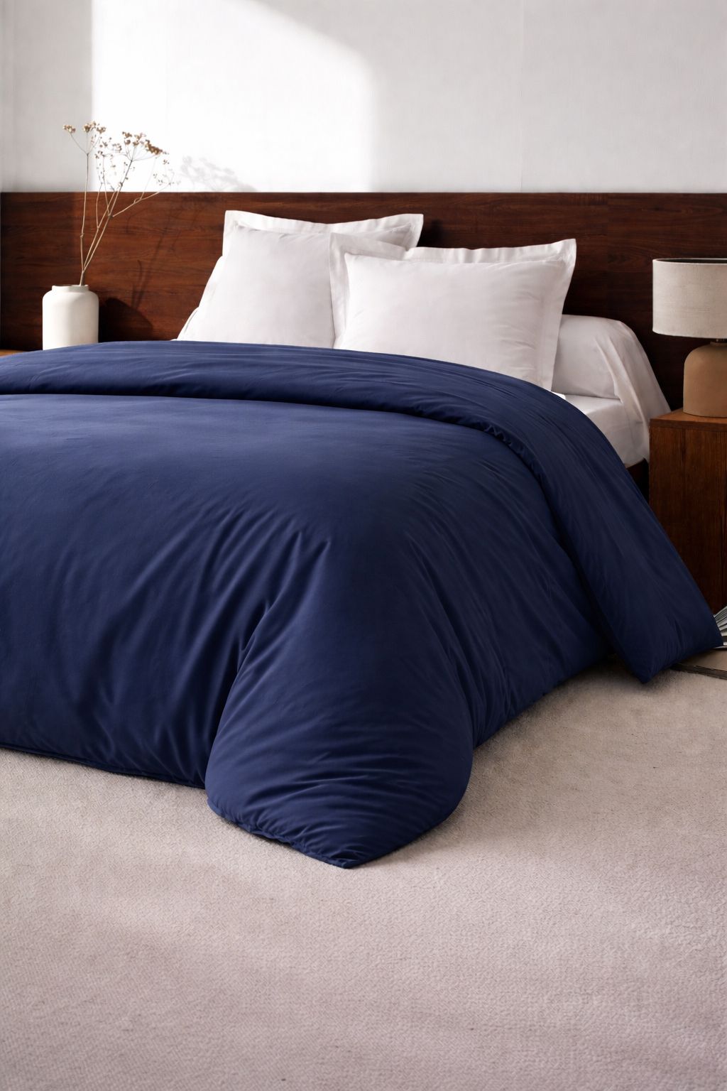 FUNDA DE PLUMÓN CLASSIC 180H AZUL MARINO