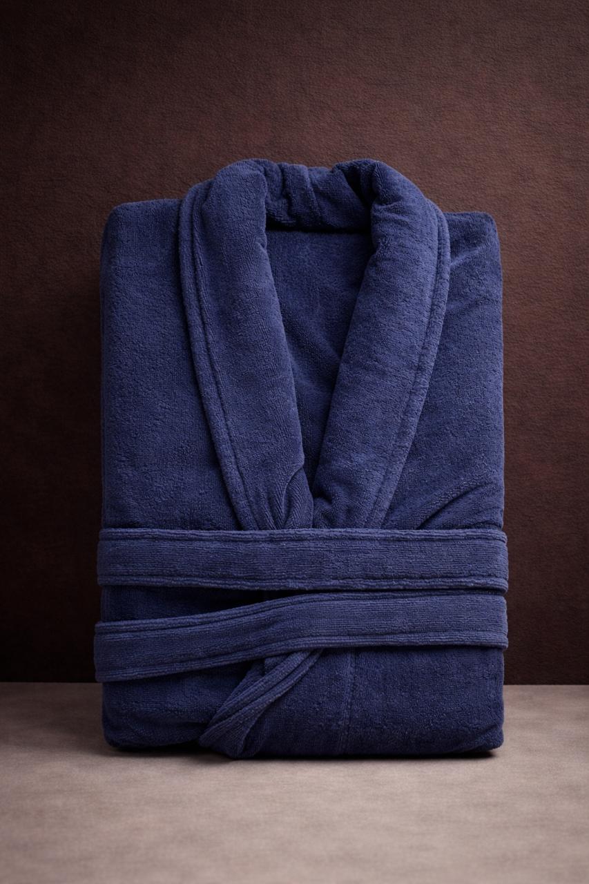 BATA DE TERCIOPELO BLEU ATELIER