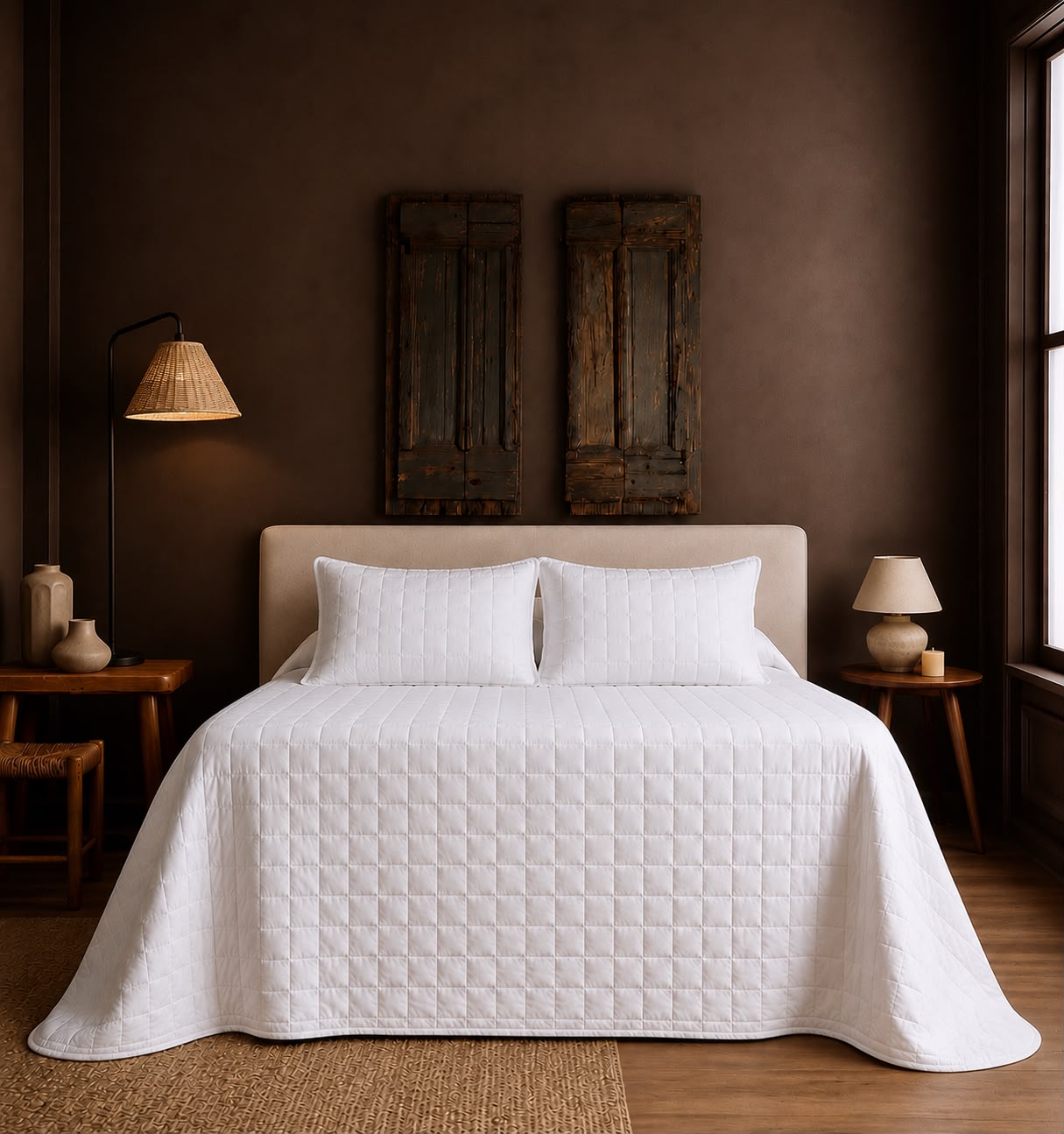 QUILT 250H - CUBRECAMA DE VERANO BLANCO HOTEL
