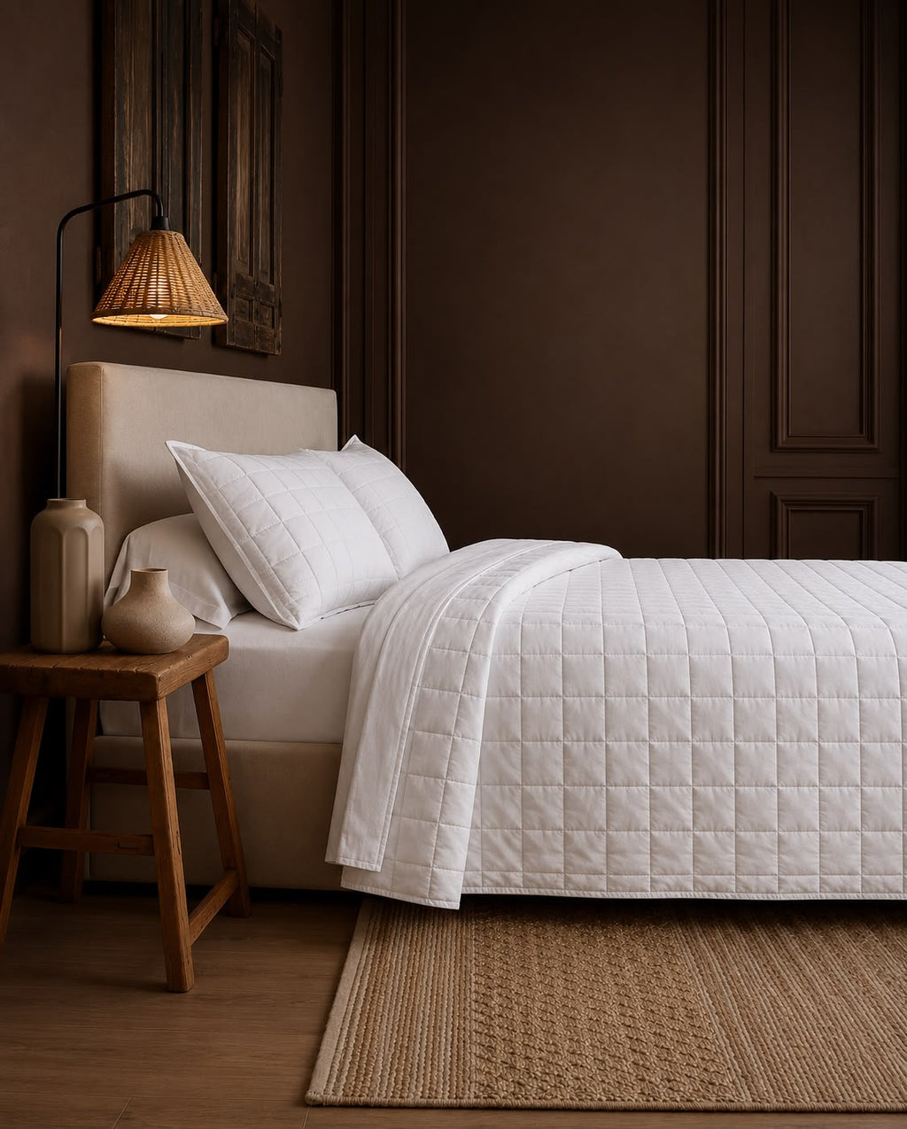 QUILT 250H - CUBRECAMA DE VERANO BLANCO HOTEL