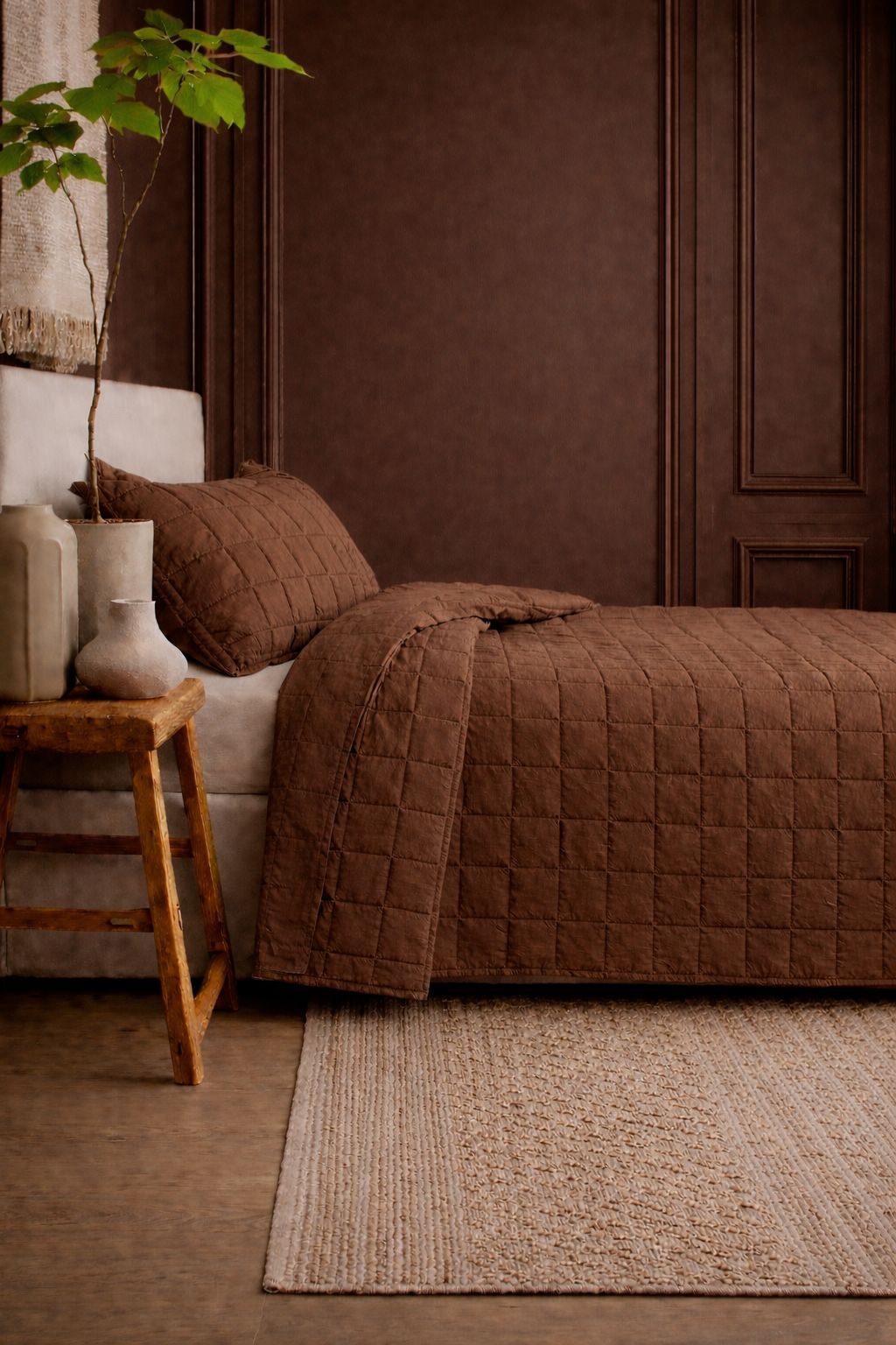 QUILT - CUBRECAMA DE VERANO ALMENDRA